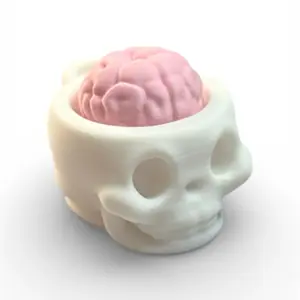 3D Printed Skull Fidget Clicker