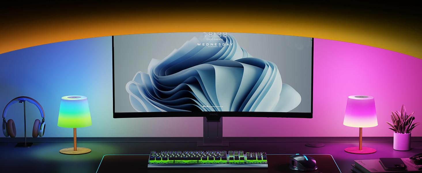 EZVALO Waterproof Shower Lamp, RGB Color Changing Cordless Table Lamp with Remote, 83 Scene Modes, Rechargeable 4500 mAh Touch LED Light for Bathroom, Spa-Like Shower, Bathtub, Bedroom, Patio, Camping, Home Decor, Valentines Day Gifts for Her