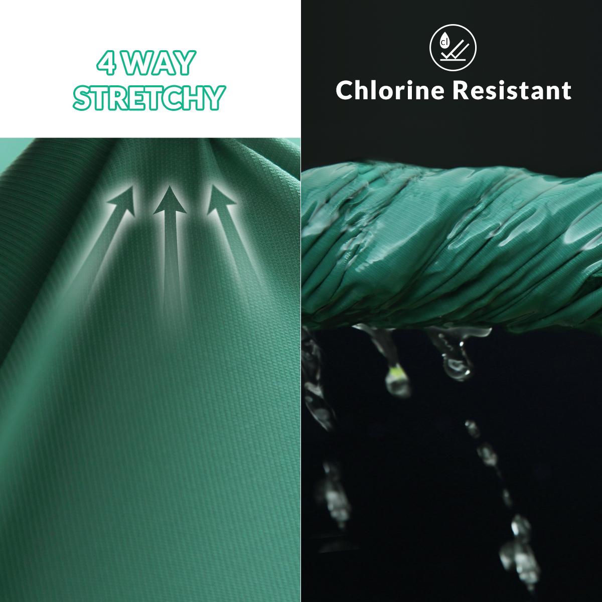 baleaf Women's 3''/5"/7''/9'' High Waisted Lightweight Board Shorts Swim/Running/Workout Quick Dry with Pockets Tankini Bottoms Bathing Suits Plus Size Bermuda Shorts