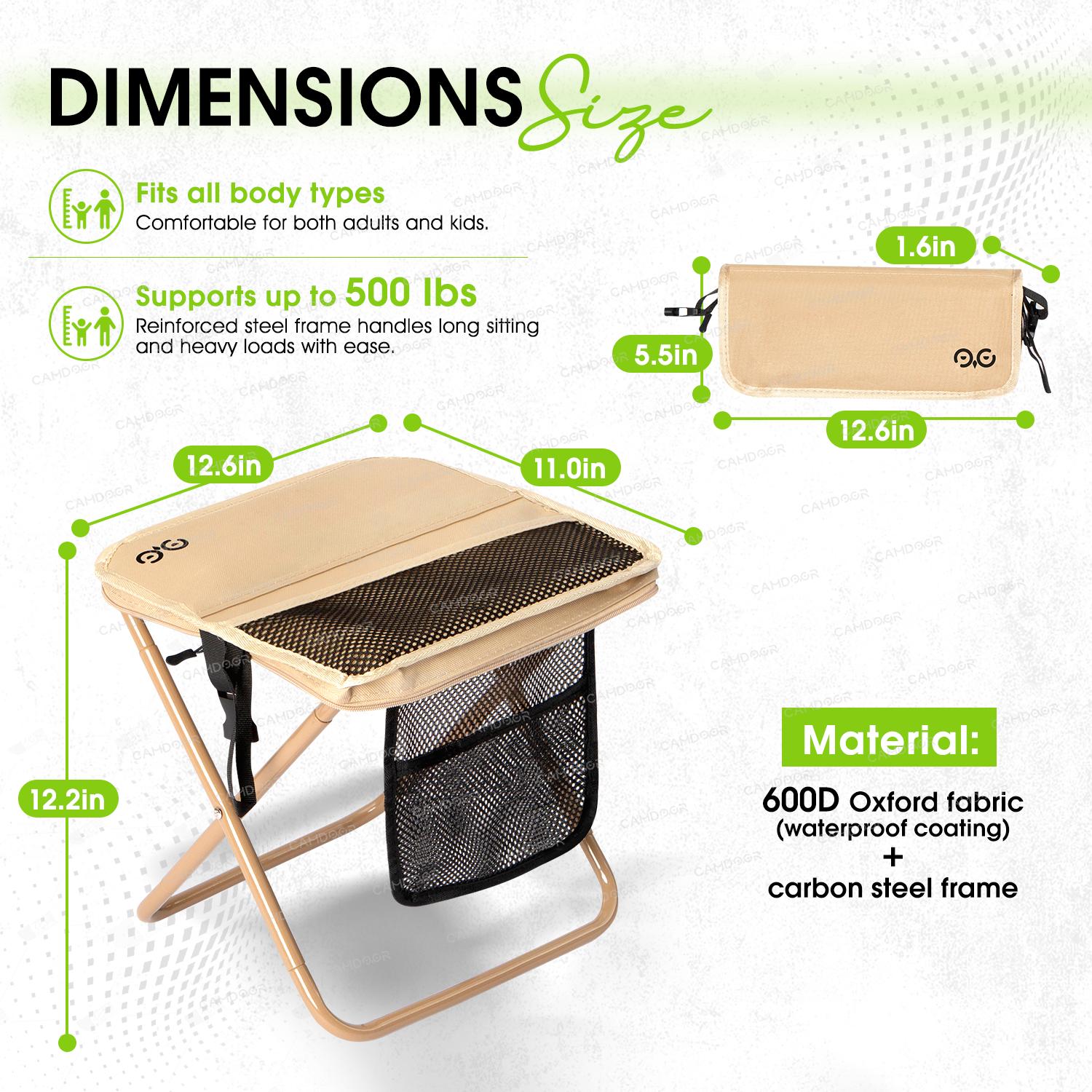 【Camdoor】Top Best Gift Choices,Portable Outdoor Folding Chair with Shoulder, Strap Ultra Light 1.5 lbs, Max Load 400lb, Two Side Pockets Velcro Storage for Camping Hiking Fishing BBQ Parties,Gift for Her/Him SpringStatements 【Camdoor】Top Best Gift Choices,Portable Outdoor Folding Chair with Shoulder, Strap Ultra Light 1.5 lbs, Max Load 400lb, Two Side Pockets Velcro Storage for Camping Hiking Fishing BBQ Parties,Gift for Her/Him SpringStatements
