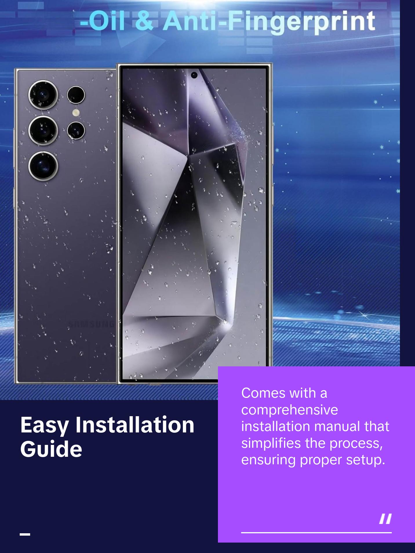 3+2 Pack Privacy Screen Protector Compatible with Galaxy S24 Ultra 5G - 3 Tempered Glass Film + 2 Camera Lens Protectors , High Clarity Bubble Free, Anti-Spy Protection Cloth Crystal 3+2 Pack Privacy Screen Protector Compatible with Galaxy S24 Ultra 5G - 3 Tempered Glass Film + 2 Camera Lens Protectors , High Clarity Bubble Free, Anti-Spy Protection Cloth Crystal