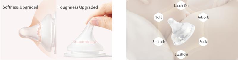 Pigeon Silicone Nipple with Latch-On Line, Nurture & Nest, Natural Feel, 3 Counts, 0+ Months, 1+ Months, 3+ Months, 6+ Months, 9+ Months, Pigeon Silicone Nipple with Latch-On Line, Nurture & Nest, Natural Feel, 3 Counts, 0+ Months, 1+ Months, 3+ Months, 6+ Months, 9+ Months,