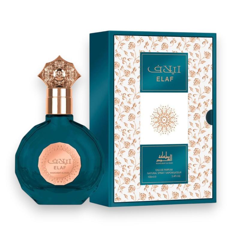 Mamlakat Al oud | Elaf | Eau De Parfum | Unisex Fragrance | 100 ML - 3.4 oz | Vanilla - Lavender & Cacao Notes