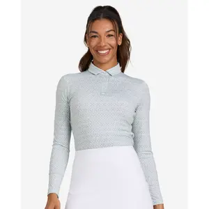 Bad Birdie Women's Long Sleeve Polo, Sports & Outdoor Performance Top