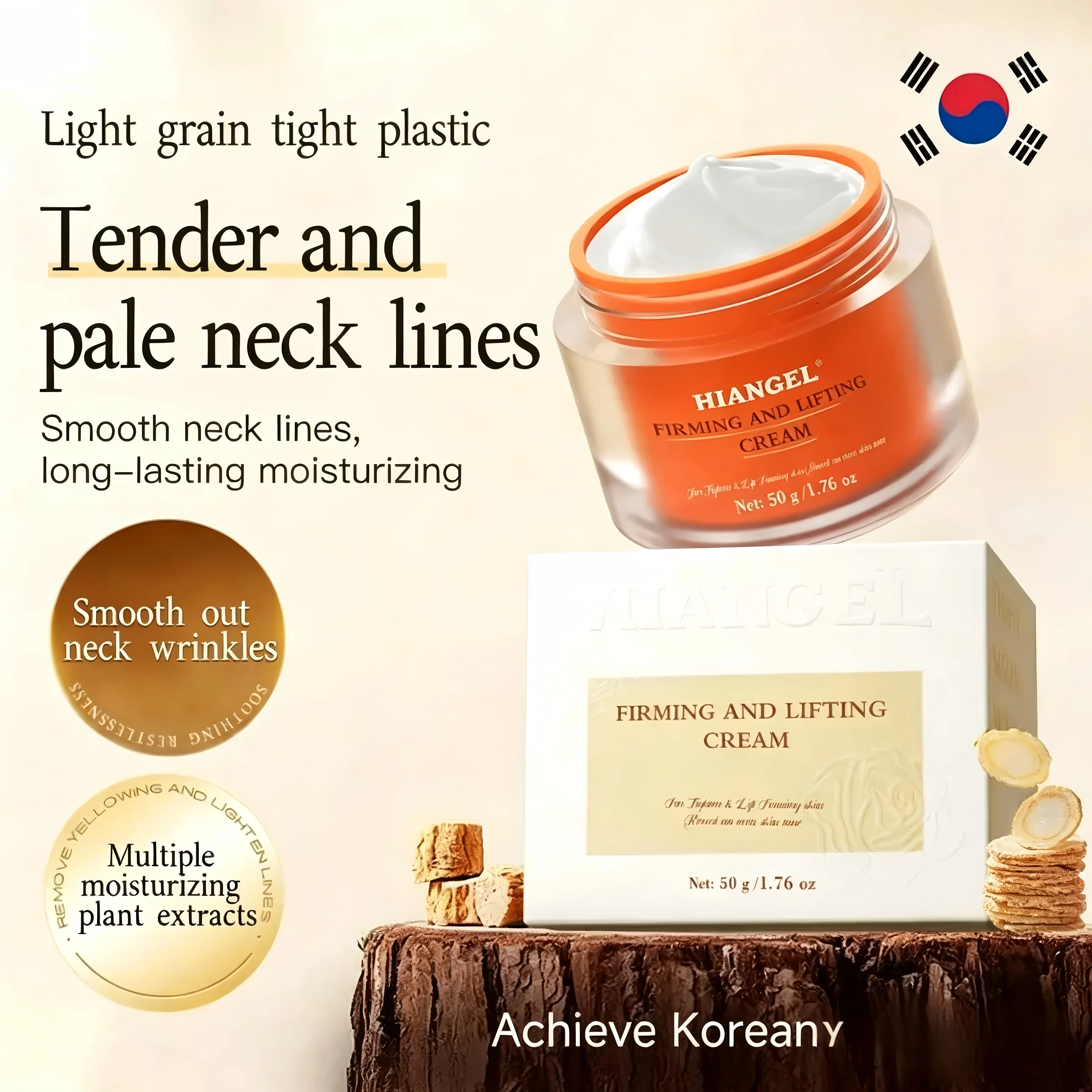[WZS][HIANGEL] Anti-Aging Firming Face Cream - Gentle Moisturizing to Hydrate, Deep Hydration Firming, Skin Repair, Fine Lines & Wrinkles Reduction, Elasticity Lift, Sensitive-Safe Daily Skincare for Glowing Complexion, All Skin Types