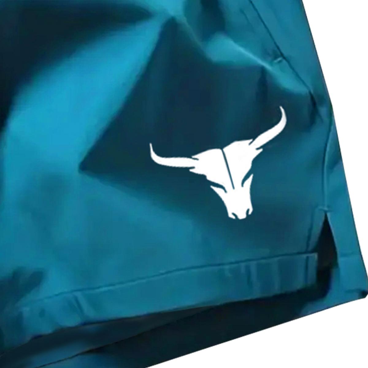 Men's breathable casual two-piece shorts with zippered pockets to prevent items from falling during sports, suitable for outdoor running, gym workouts, basketball quick-dry comfortable shorts