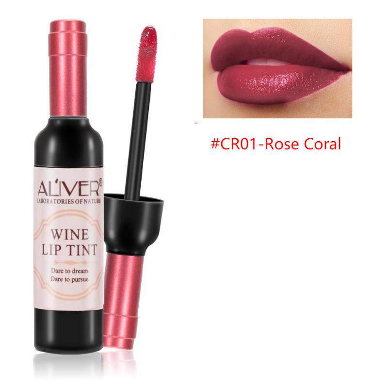 Aliver 6 Colors Lip Tint, Liquid Lipstick, Lip Gloss Matte Lip Sticks 0.24 Ounce Makeup Springtok