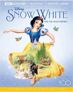 Snow White and the Seven Dwarfs  [4K ULTRA HD BLU-RAY MOVIE] With Blu-Ray, 4K Mastering, Collector's Ed, , Dolby, Digital Theater System, Dubbed, Subtitled, Ac-3/Dolby Digital