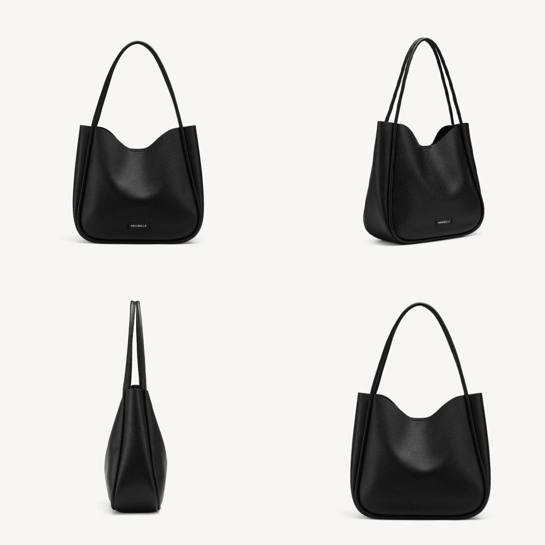 NewBella  Diana 2 PCS Set Shoulder Bags,PU leather,Daily,Magnetic Casual Compact Chain Wallet dealsforyoudays,FallFreshness