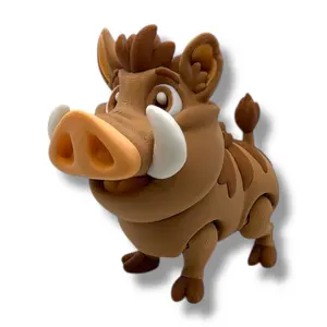 Articulated 5" Warthog Desk Buddy - Articulated Desktop Decor