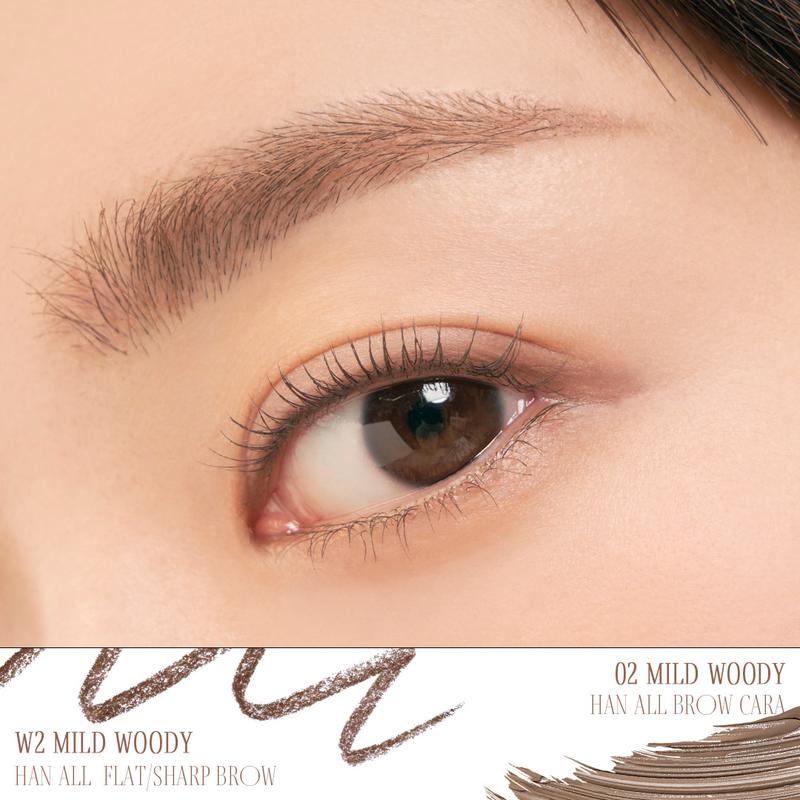 [rom&nd Official Shop] rom&nd Han All Brow Cara 9g, Tinted Eyebrow Mascara, Long Lasting, Eyebrow Fixing,Matte, Beige