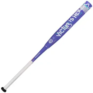 Victus Vandalized Purple 2PC End Loaded 12.5" USA Slowpitch Softball Bat: VSPVA2BA   Custom Game Ready Heat Rolled