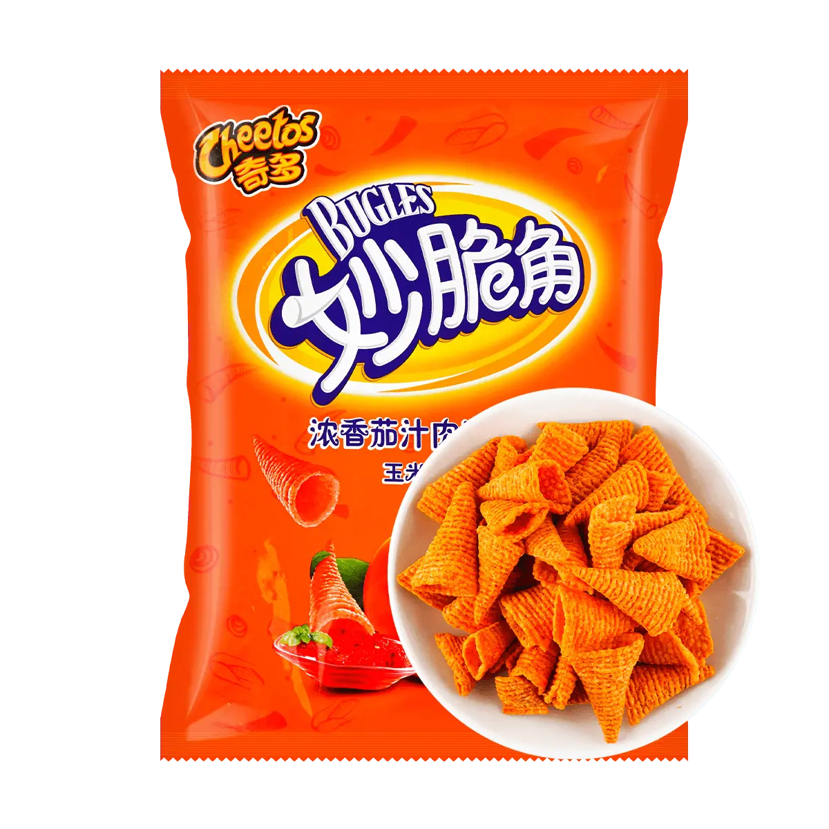 Cheetos Cheetos Bugles Crispy Corn Snacks, Tomato Meat Sauce Flavor, 2.29 oz