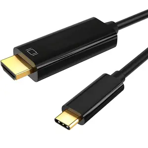 6ft USB-C to HDMI 4K Video Converter Adapter Cable, USB 3.1 10Gbps, HDMI 1.4 High Fast Data Transfer, Type-C to HDMI 4K Cord