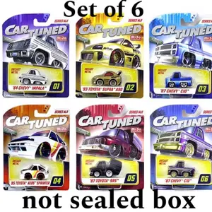 CarTuned 1:64 Mijo Exclusives Series MJ1 Assortment of 6 Limited Edition 10,000 Set Not Sealed Case Diecast Metal Collectible Cars