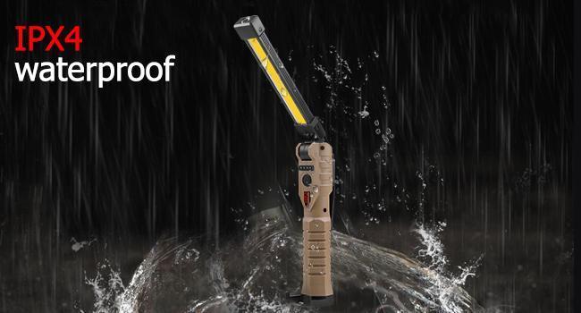 2Pack /1 Pack LED Work Flashlights, USB-C Rechargeable, Magnetic Base & Hook, 360° Rotation, 5 Modes for Car Repairs, Emergency, Tight Spots, Perfect Christmas & New Year Gift ldea