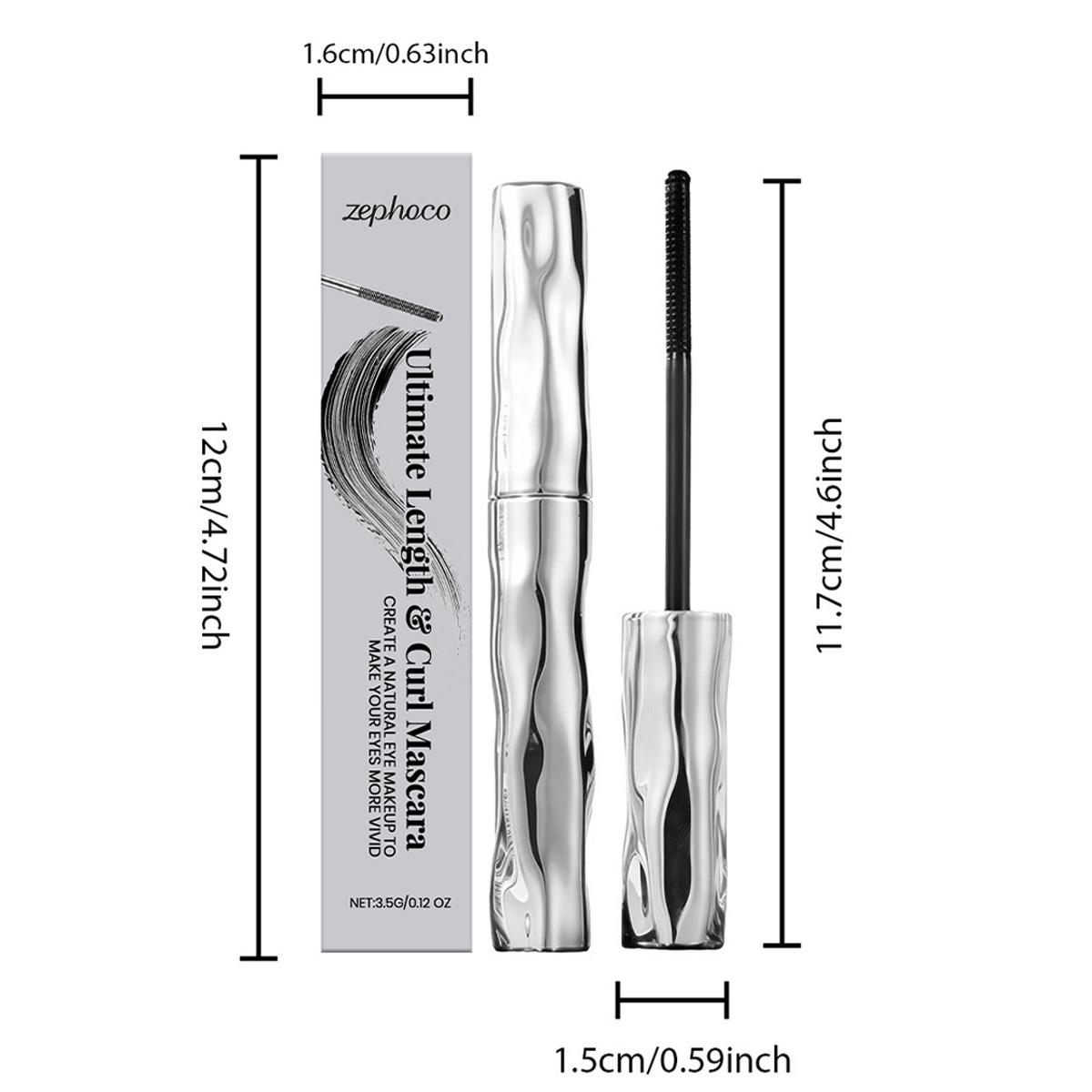Eyelash Primer,Tubular Eyelash Primer,WaterproofLong Curling Mascara,Natural and Non-Smudged,Threaded Long-Lasting Curling Mascara Get Buildable Volume and Length for Bold