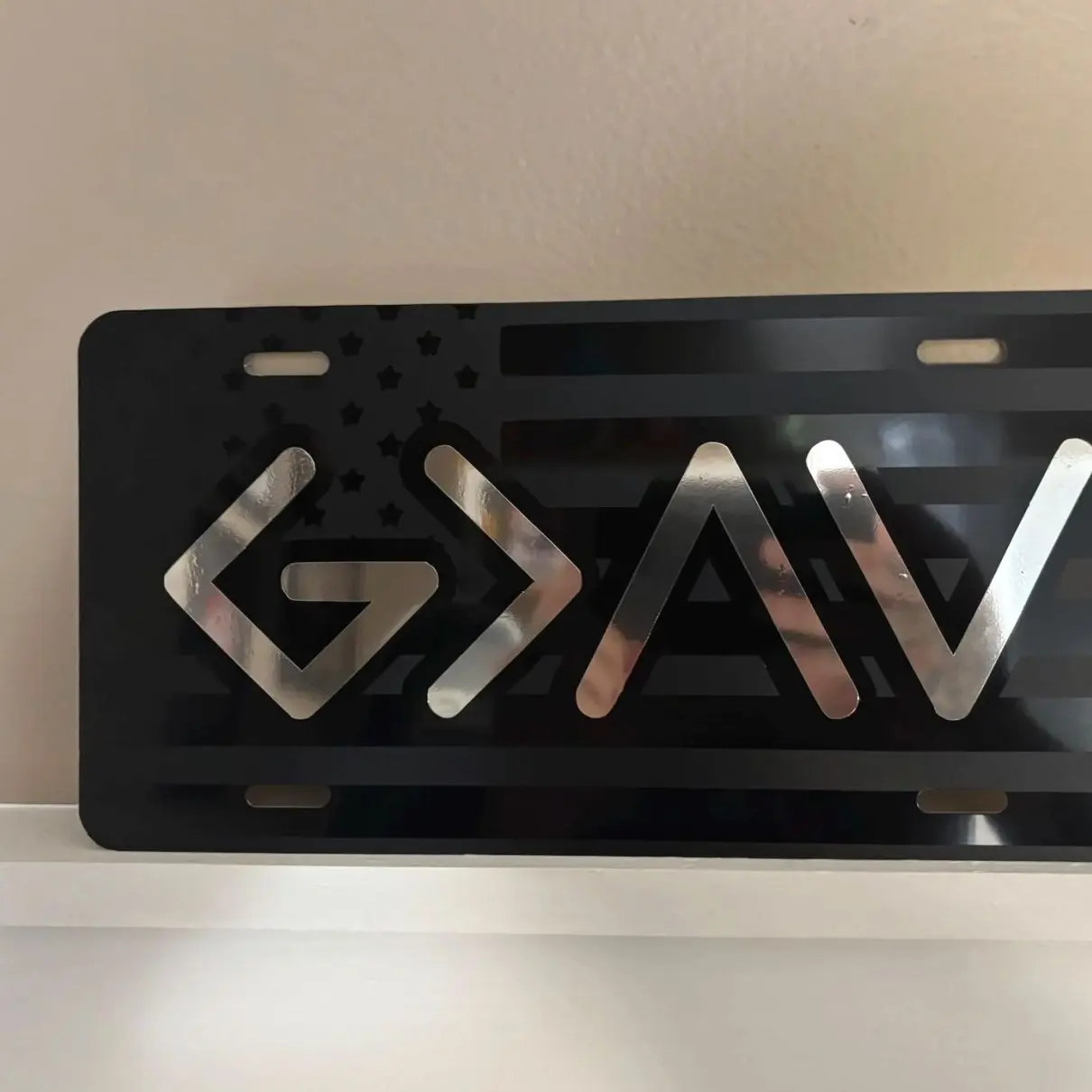 God Is Greater License Plate God Is Greater License Plate