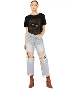 Ariat Women's Light Wash High Rise Tomboy Straight Jeans - 10045187