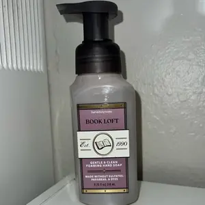 Bath and bodywork’s Book loft foaming hand soap