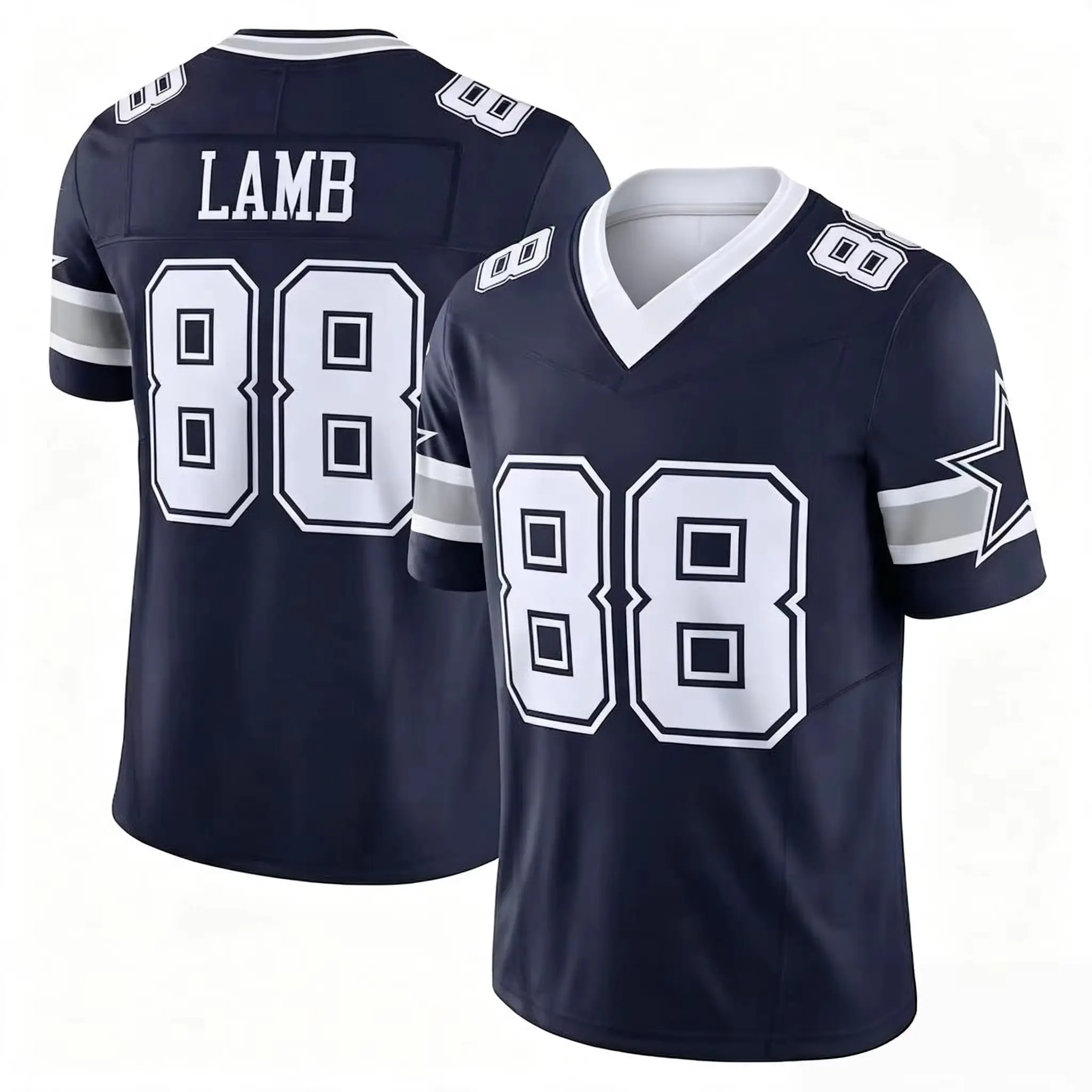 CeeDee Lamb 88 Football Custom Name Jersey, Cowboys Football Jersey, Game Day Jersey, Retro Sports Style Unisex Gift, Sunday Football Shirt