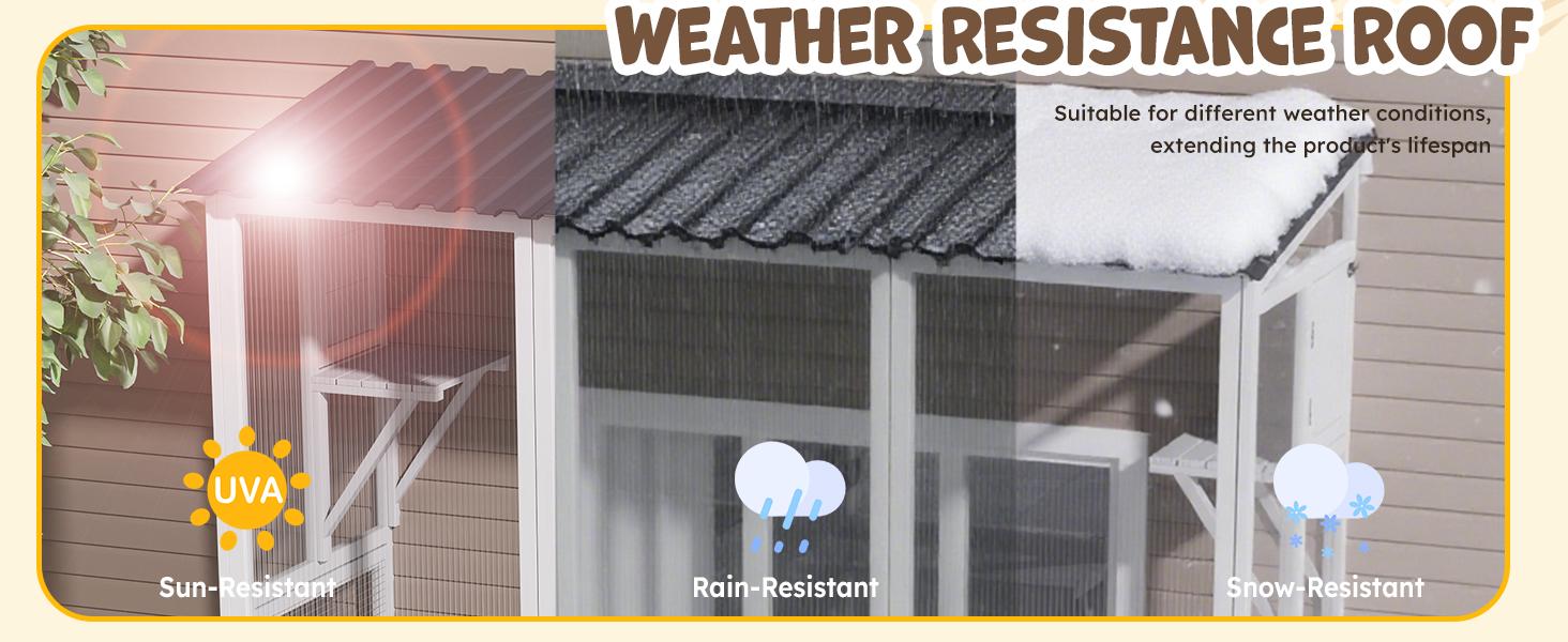 Catio Outdoor Cat Enclosure with Window Access, Large Window Catio Wood Cat House with 4 Platforms & 3 Doors for Napping and Nature Viewing – All-Weather Pet Cage for Indoor Cats Catio Outdoor Cat Enclosure with Window Access, Large Window Catio Wood Cat House with 4 Platforms & 3 Doors for Napping and Nature Viewing – All-Weather Pet Cage for Indoor Cats