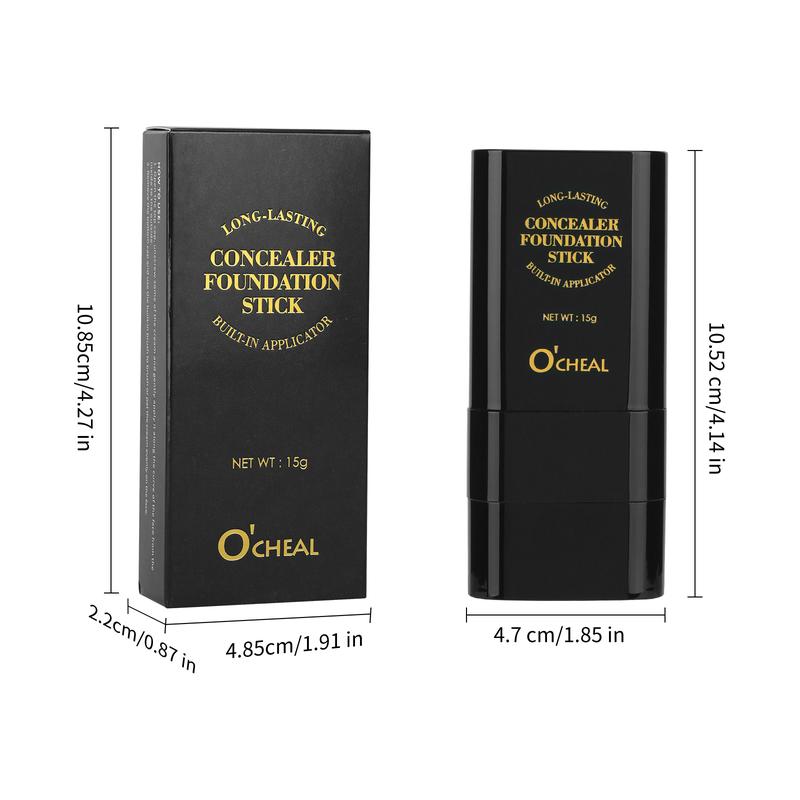 Shine-Free + Balance Foundation Stick, Multi-Use Face Makeup and Contour Stick For Natural, Matte Coverage Concealer Flawless maquillaje Acne