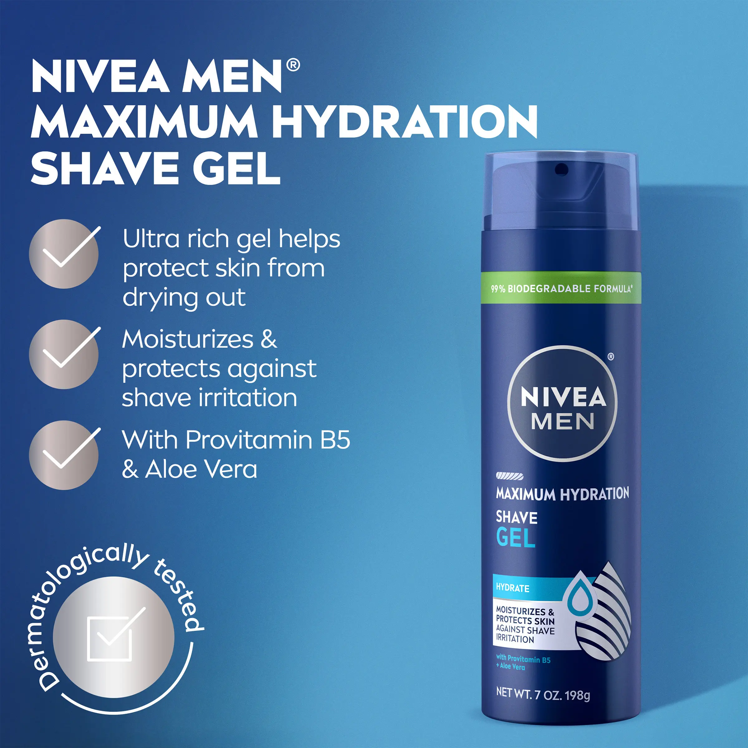 NIVEA Men Maximum Hydration Shaving Gel 7oz - TikTok Shop