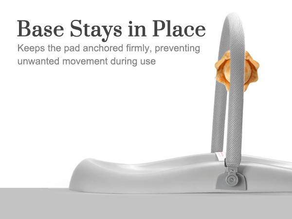 Wipe-Clean Baby Changing Pad, Waterproof Durable PU Pad, Soft & Non-Slip Safety Belt & Hanging Toys, Easy to Adjust & Removable Bar, Gray, Supplies Newborn, TikTokShopBlackFriday