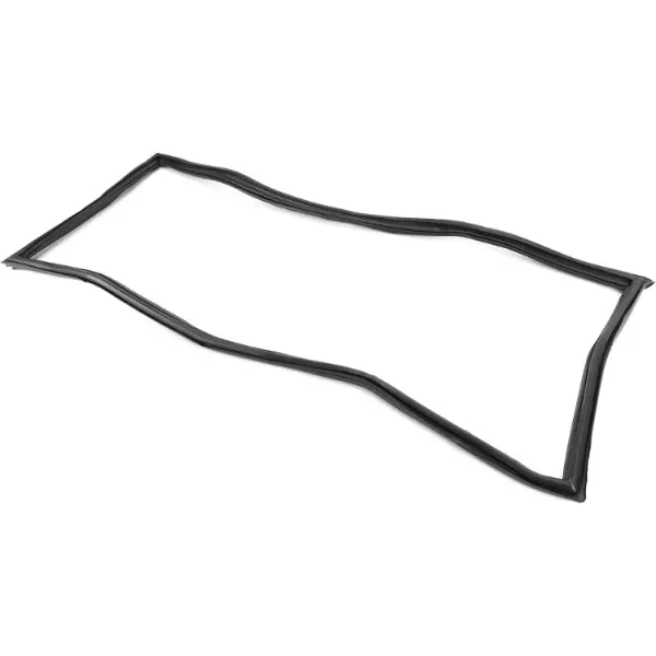HECASA W10830055 Black Rubber Seal Replacement Part for Whirlpool Refrigerator-Freezer, French Door Gasket with Fitment for Models W10163991, W10191105, W10443238, AP6027230, Seal Compatible