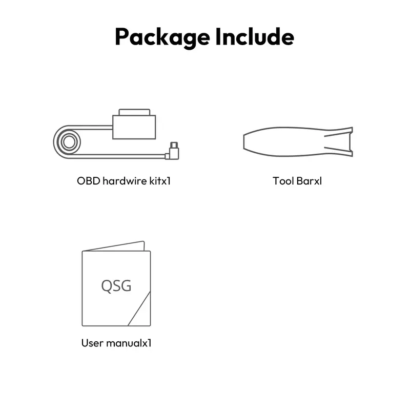 Dash cam cable connection