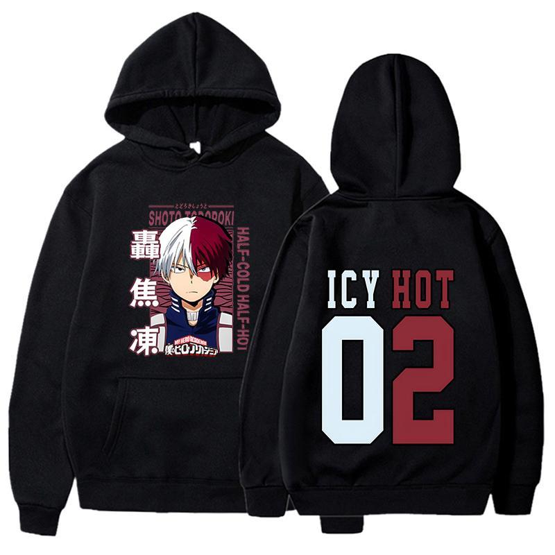 Anime Hoodie HERO Bakugou Katsuki Hoodie BNHA Cospay Costume Pullover Sweatshirt Sweatshirt Anime graphic lover t-shirt graphic tees