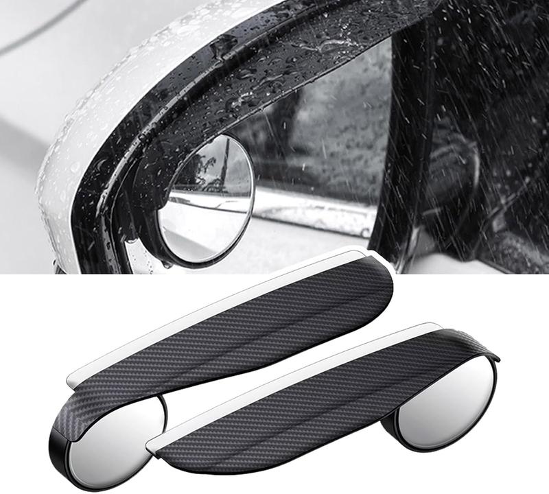 [Free !ship] Blind Spot Mirror 2Pcs Suction Cup for Car Ultra Rearview Side Mirror Rain Eyebrow Wide Angle View Automotive Safety Accessory 360 Adjustable Ultimate Rear Enhanced Visibility Driving Confidence Round Convex Mirror Car Ideal Parallel Parking