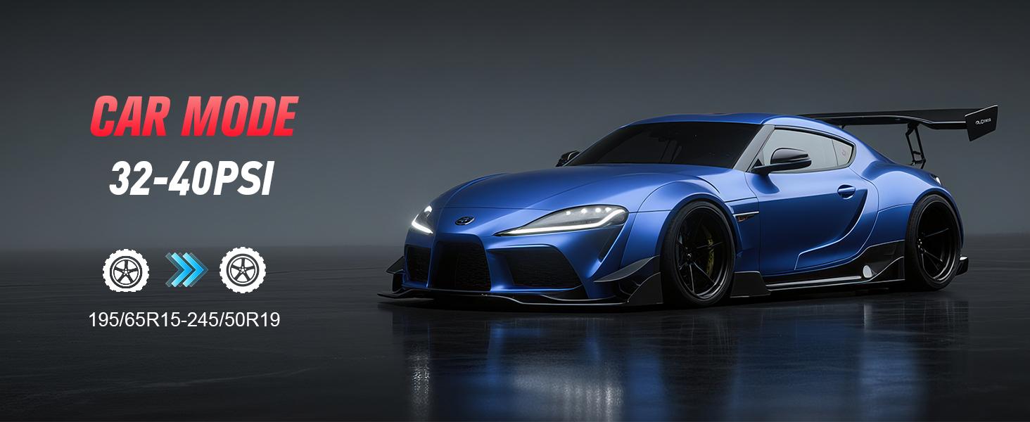 GOOLOO GT160 DUAL Tire Inflator Portable Air Compressor, 4X Faster Dual Cylinder & Upgraded Color LED Screen Portable Air Pump for Car Tires, Auto Shut-off Electric Bike Tire Pump with Pressure Gauge