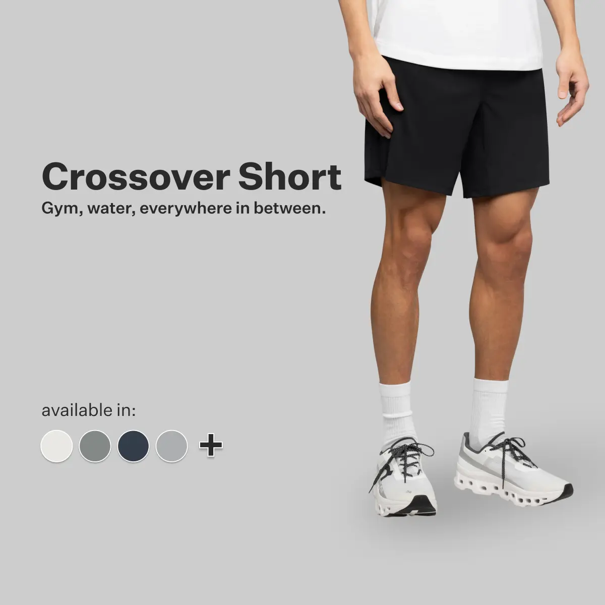 Cuts | Crossover Performance Short | Men's 7" Athletic Gym Shorts, Lined & Unlined, Breathable Everyday Short
