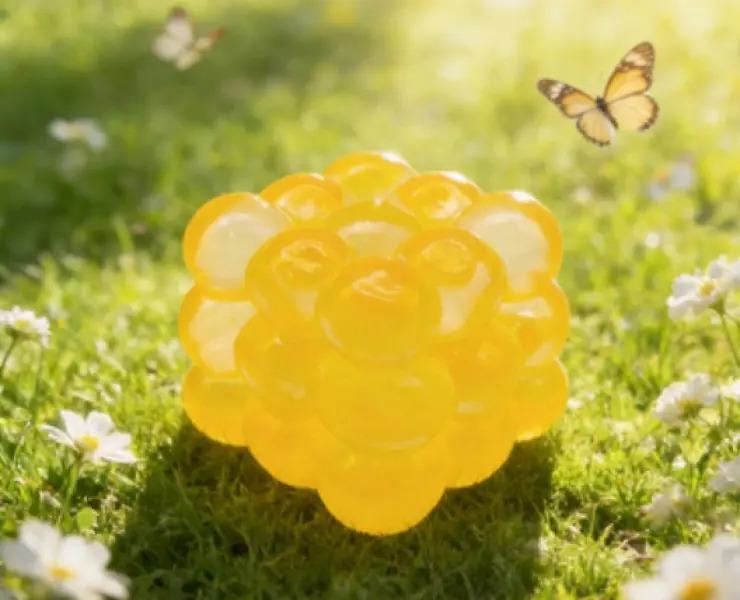 New Round Cube Maltose Squishy Stress Relief Toy | Easter Gift & Easter Basket Stuffer for Kids & Adults