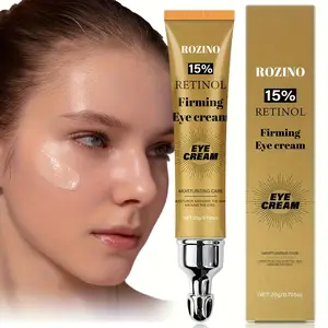 ROZINO 15% Retinol Firming Eye Cream 20g Anti-Aging Moisturizing Care for Under Eye Area Hydrating & Repairing Formula Cleansing Gentle Smooth Evening Evening