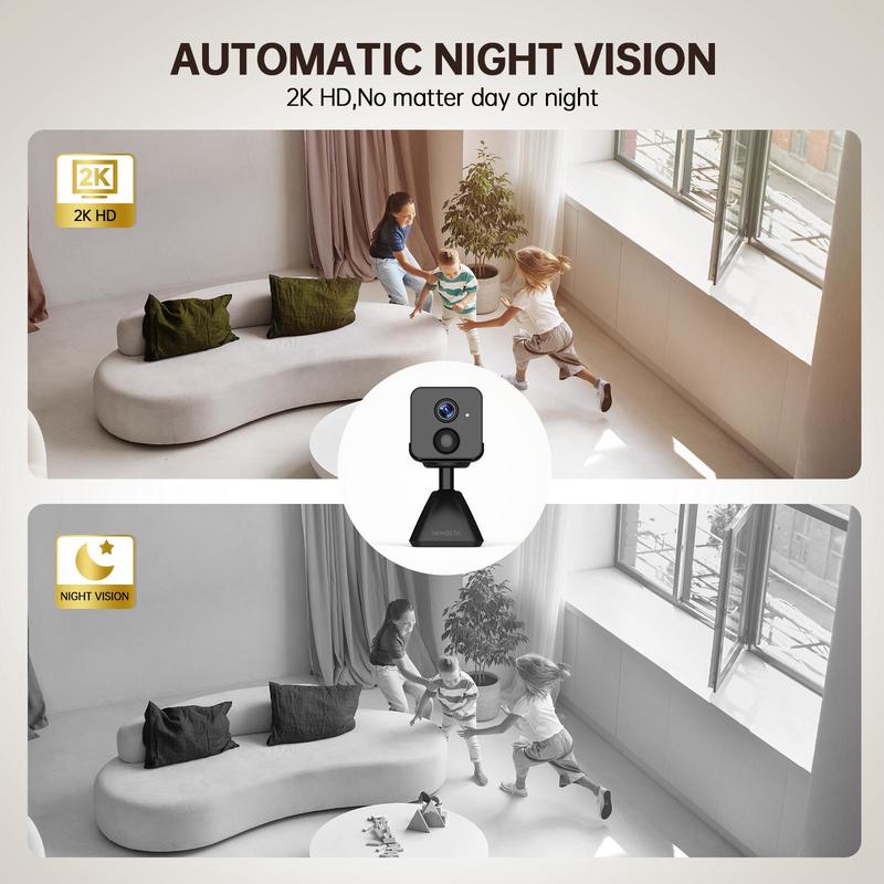 VisionWell 6S 2.4G WiFi Wireless Security Camera for Home outdoor with 1080p HD WiFi Spotlight, AI Siren Color Night Vision 2-Way Talk and SD Cloud Storage