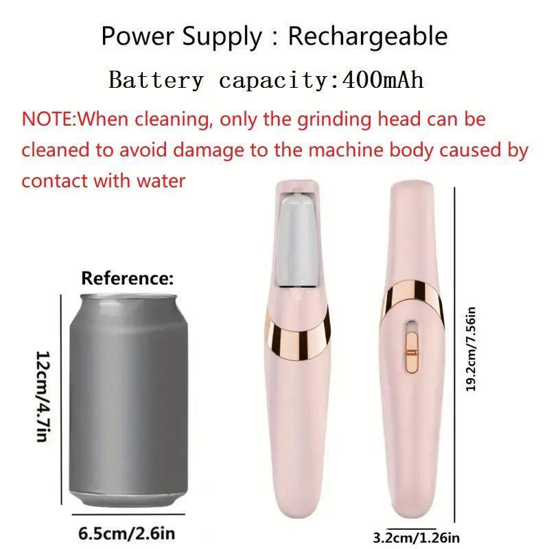 Rechargeable Electric Callus Remover, Foot Callus Removal And Cleaning Kit, Home Portable Foot Care Tool Foot Polisher, Home And Travel Dual-Purpose, Gift