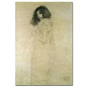 Trademark Fine Art Giclee Print - Portrait of a Young Woman, 1896-97 22" x 32"