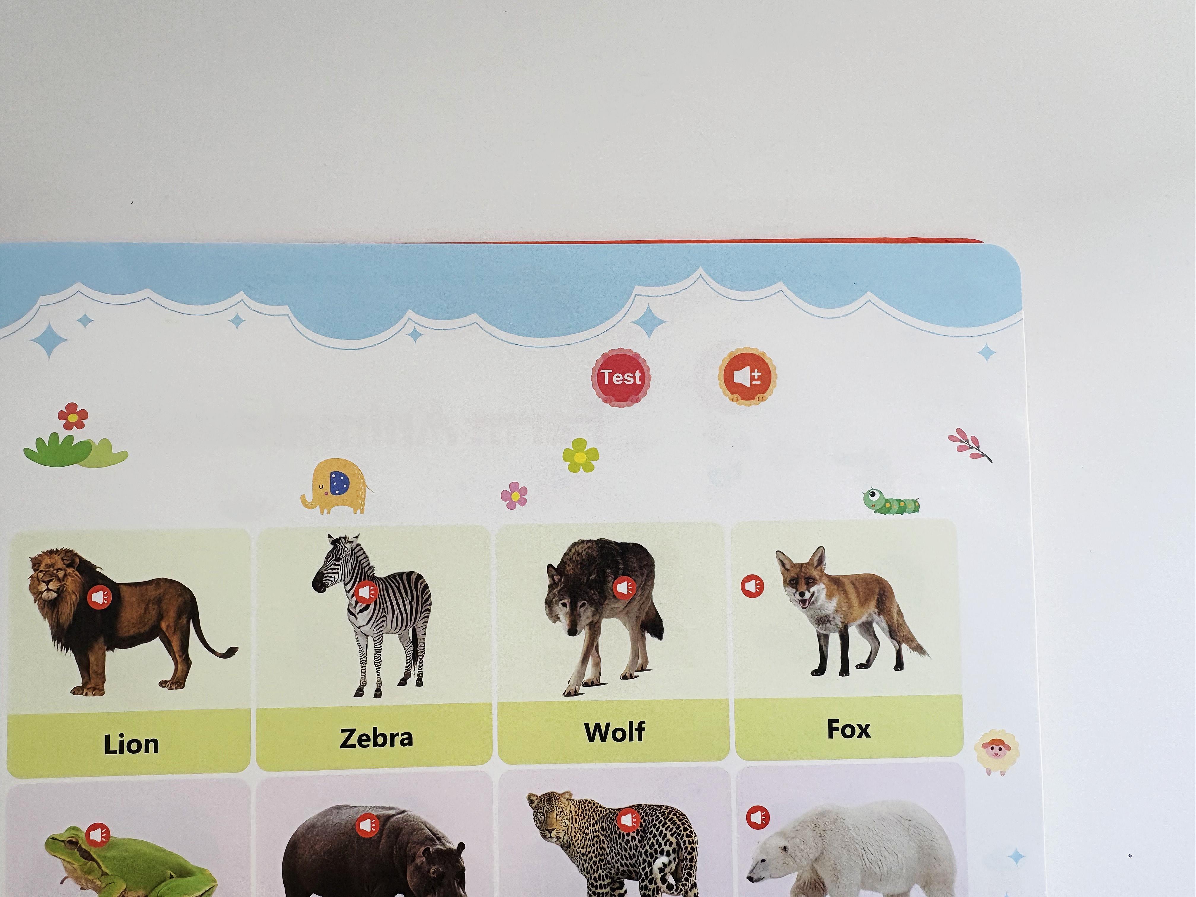 Educational Talking Sound Book – 470+ Words, 21 Themes, 6 Songs & Piano Keys | Perfect Gift for Kids Ages 3–9 | Fun & Interactive Learning Toy Colorful Car