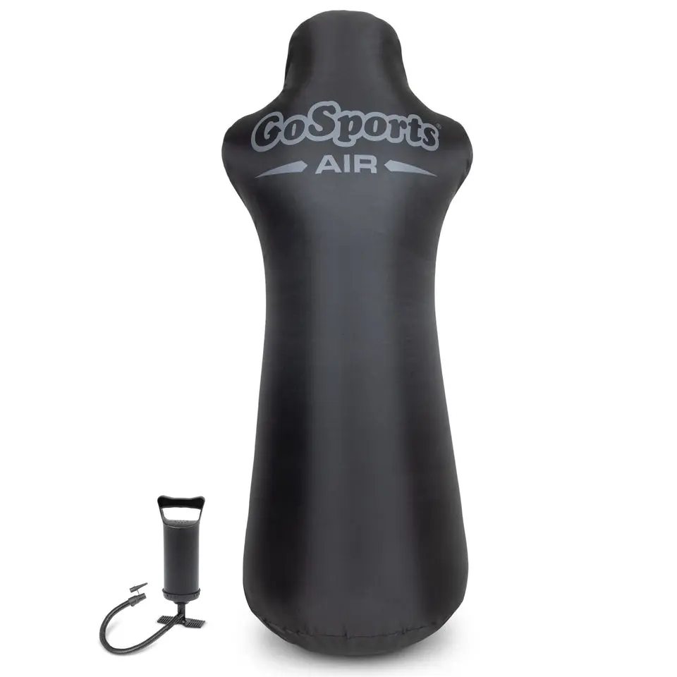 GoSports Football Blocking and Tackling Dummy with Water Weighted Base - Football Training Equipment for Practice - 6 ft Tall Inflatable
