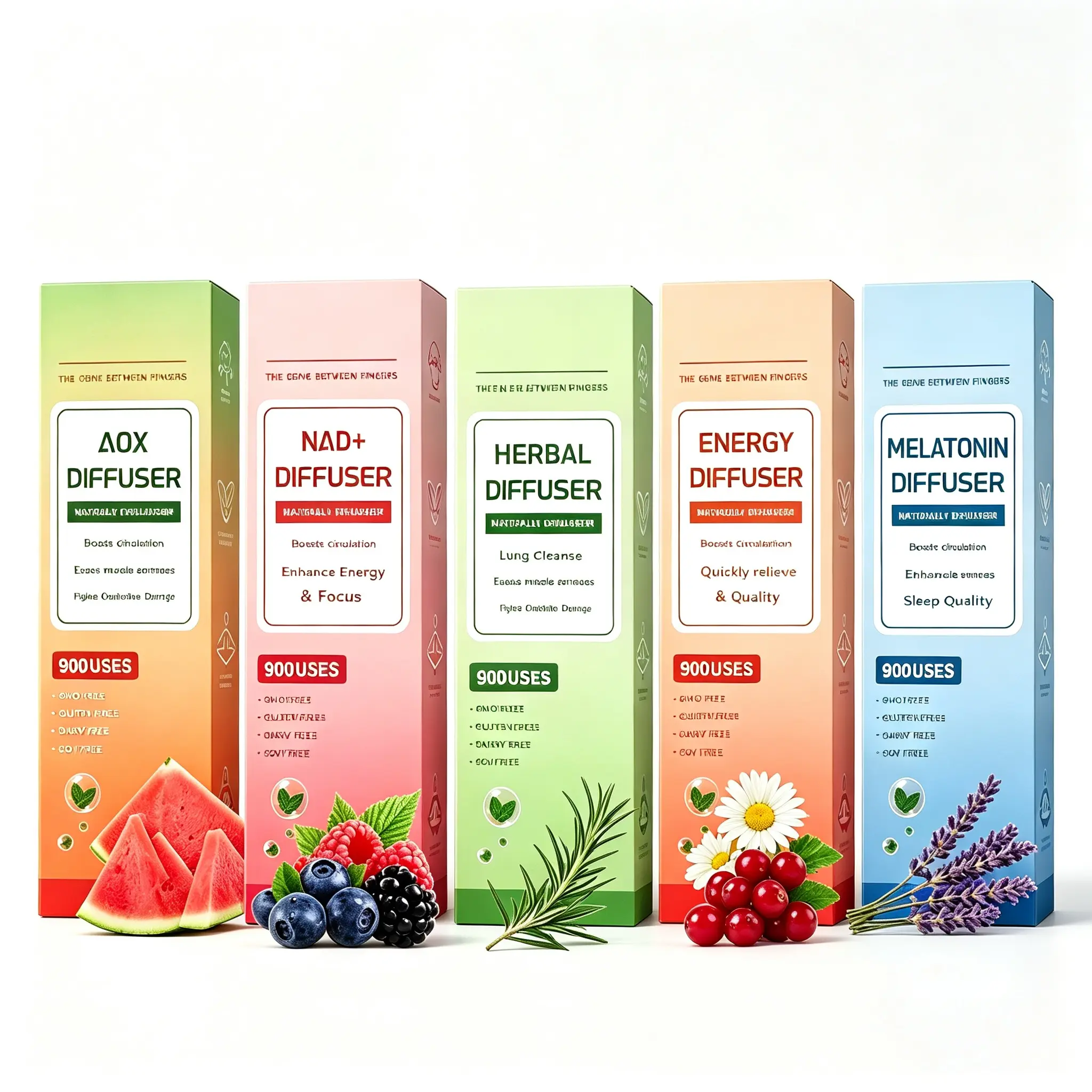 Men's Multi-Flavor RIXE Oral Deodorant Sticks - Wintermint, Strawberry, Chrysanthemum, Lactobacillus, Fresh Breath Complex