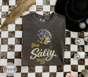 Subtle Anti Ice Stay Salty Protest Comfort Colors T-Shirt, Keep Ice Out, Pro Immigration, Anti Trump Shirt