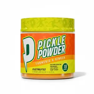 Pickle Powder by Divine Health | Lemon Zest Flavor | Formulated by Dr. Colbert, MD | Joint Support & Hydration | Turmeric, Ginger, Electrolytes, Minerals | Pickleball & Sports Supplement | 30 Scoops | 15 Servings | 2.91oz