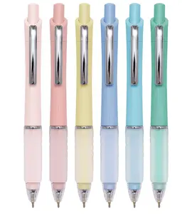 Ball Point Pen Black Ink Ballpoint Pens with Super Soft Grip Medium Point 1.0mm Office Pens (6 pack)