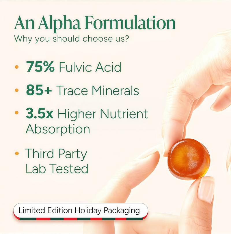 Root Labs Alpha 10-in-1 Shilaiit Gummies 4000 mg Holiday Gift QL-Ready Energy Stamina & Focus Zero Sugar KSM-66Ashwagandha,Tongkat Ali,Maca Vegan 60 Count