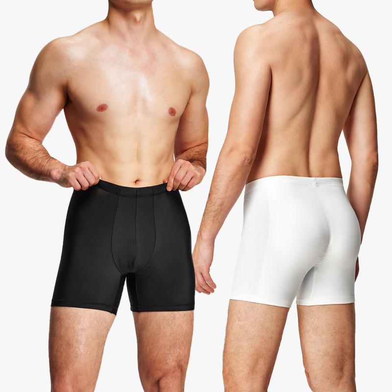 【Nebility】Men’s 3D Butt Lift Enhancing Padded Boxer Briefs with Removable Hip Pads, Seamless Compression Shapewear Underwear, High Elastic Waistband, 4-Way Stretch Breathable Fabric for Tummy Control & Daily Support,Moisture-Wicking,Menswear, Personalized