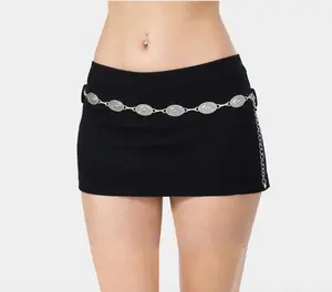 Restyle Belt Skort- Western Belt