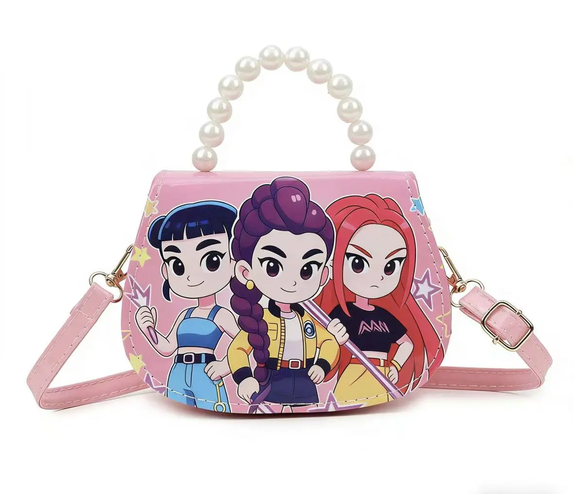 New Children's DIY Toy — "Witch Girl" Series: Versatile Styling, Adorable Anime-Themed Storage, and Convertible Shoulder/Crossbody Wear.